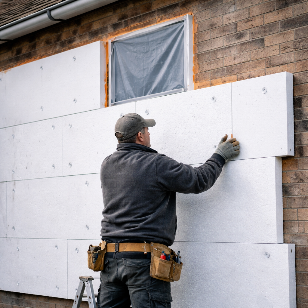 Travaux d’isolation de façade et rénovation thermique en Valais