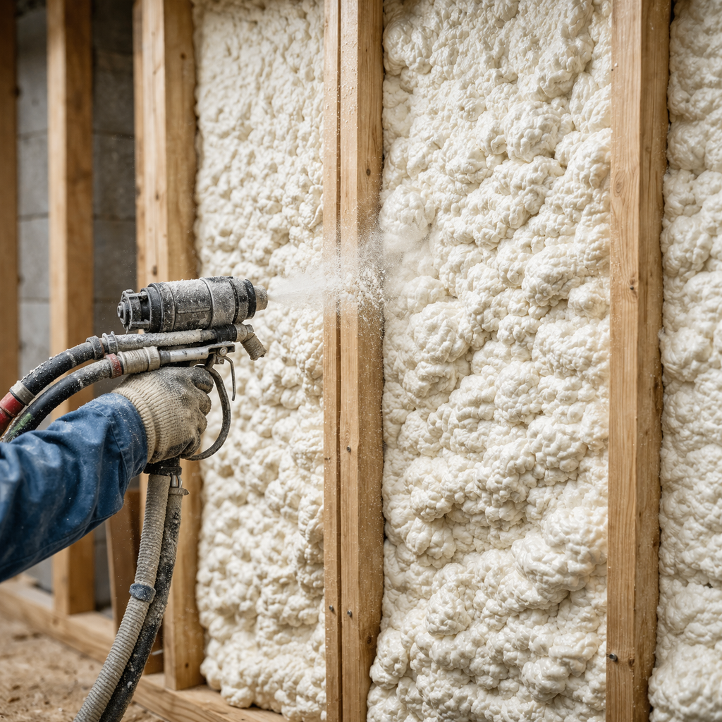 Maison individuelle en Valais avec isolation thermique performante réalisée par Isolations Valais